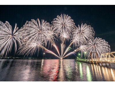 【びわ湖大津プリンスホテル】冬の夜空を彩る迫力の花火とイルミネーション煌めく絶景に包まれる「Biwako...