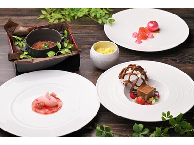【ザ・プリンス 京都宝ヶ池】 京モダンキュイジーヌの「メインダイニング いと桜」プロデュースによるアシェット デセールコース 「美実花香(びみかこう)」販売