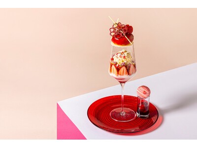 ザ・プリンスギャラリー 東京紀尾井町 バレンタイン＆ホワイトデーにおすすめの心ときめくストロベリーのパフェ「Strawberry Lovers Parfait」を販売