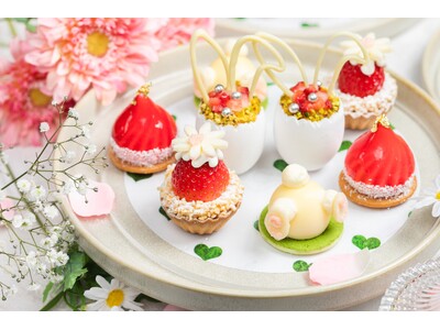 【新横浜プリンスホテル】甘くかわいらしいイチゴのスイーツを存分に楽しめる白とピンクをテーマにしたStrawberry Afternoon Teaを販売