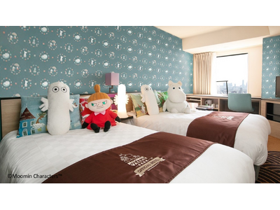 【サンシャインシティプリンスホテル】春から夏をイメージし“ブルー”を基調にした「ムーミンスペシャルルーム...