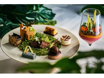 ザ・プリンスギャラリー 東京紀尾井町 野生動物をデザインしたスイーツやプラントベースの食材で作るセイボリ...