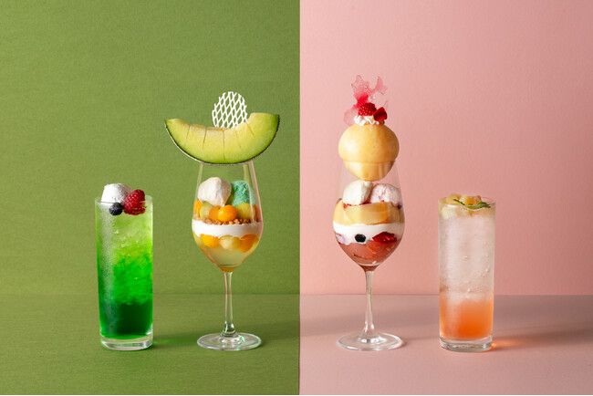 【川越プリンスホテル】口いっぱいに広がる夏の香り！ジューシーな桃と芳醇なメロンのパフェ2種を平日限定で販売