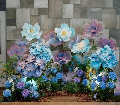 【プリンスグランドリゾート軽井沢】梅雨の軽井沢を環境にも優しく演出ホテルの廃棄シーツでつくる紫陽花装飾と雨の日も楽しめるサステナブルなアクティビティを提案