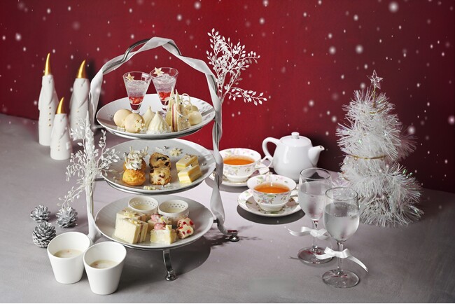 【びわ湖大津プリンスホテル】幻想的な白銀の世界へ誘う、 雪が舞い降りるホワイトクリスマスをテーマにした「White Christmas Afternoon Tea」を販売