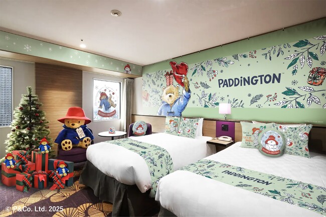 【サンシャインシティプリンスホテル】パディントン(TM)とのコラボレーションしたクリスマス期間限定のコンセプトルームステイプランを販売