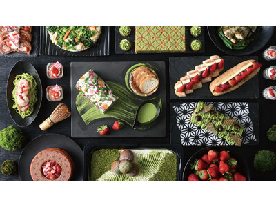 【グランドプリンスホテル広島】「和庭園」をテーマにしたいちごブッフェを開催