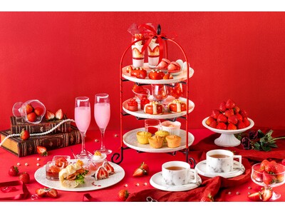 【川越プリンスホテル】埼玉県産いちごが宝石のように輝く「あまりん＆べにたま ストロベリーアフタヌーンティ...