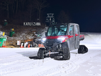 【軽井沢プリンスホテルスキー場】1日1組限定で夜のゲレンデを貸し切りに「バギーで行く夜の絶景雪上ドライブ」が登場！