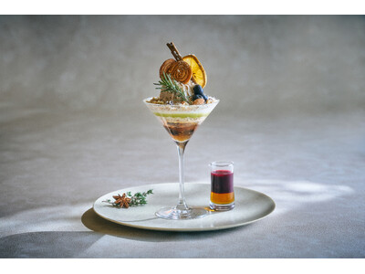 雪が降り積もる冬の大自然を表現 100％植物由来のプラントベース食材で作るモンブランパフェを販売 ザ・プリンスギャラリー 東京紀尾井町