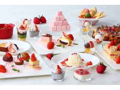 【名古屋プリンスホテル スカイタワー】香り立つ和の甘味と、愛知県産いちごの饗宴「いちご＆和スイーツ・ランチブッフェ -和香(わか)-」を開催