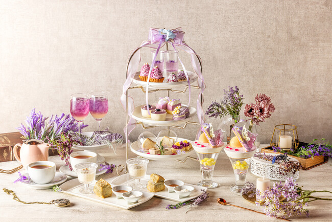【新宿プリンスホテル】花と色彩で初夏を表現する『Lavender Sweet Afternoon Tea（ラベンダースイートアフタヌーンティー）』を販売