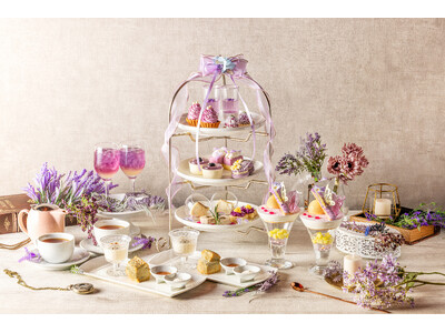 【新宿プリンスホテル】花と色彩で初夏を表現する『Lavender Sweet Afternoon Tea（ラベンダースイートアフタヌーンティー）』を販売
