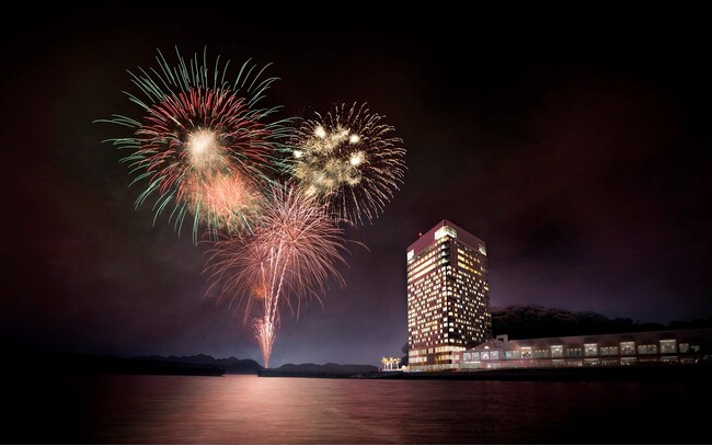【グランドプリンスホテル広島】ゴールデンウィークの思い出に瀬戸内の夜空を彩る打ち上げ花火