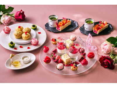 美しく咲き誇るローズガーデンをデザインした季節のアフタヌーンティーFloral Blossom Afternoon Tea～Rose～を販売 ザ・プリンスギャラリー 東京紀尾井町