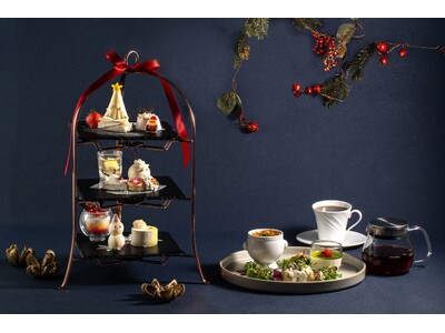 【鎌倉プリンスホテル】クリスマスツリーや雪だるまがスイーツに「クリスマスアフタヌーンティー」を販売