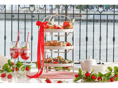 【レストランカフェテラス ami神戸】2026年1月6日からストロベリーアフタヌーンティーを販売開始