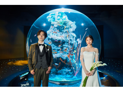 【株式会社ラスイート】劇場型アクアリウム「アトア」の幻想的な空間を一部貸切「港KOBEウェディングセレモ...