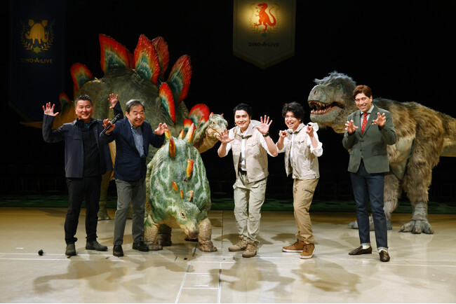 待ちに待ったGW恒例の恐竜ショー　「DINO SAFARI 2025」ついに開幕！恐竜学者　小林　快次氏登壇開幕直前スペシャルトークセッション実施