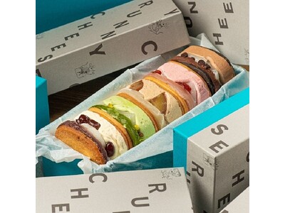 ★大丸梅田店にラニーチーズが初登場！進化系バターサンドは福井県銘菓の羽二重餅を挟んだキュートな見た目と新しい食感が特徴です。