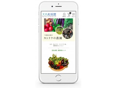 大丸松坂屋オンラインショッピングで「朝どり野菜ＥＣ販売」を期間限定でスタート