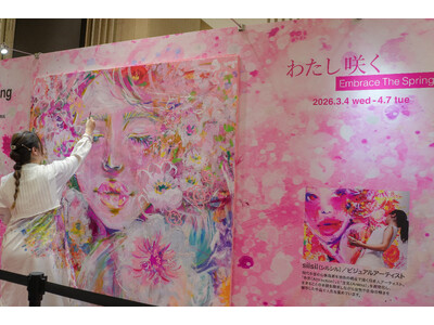 「話題のアーティスト silsilによるライブペインティング 第2弾」を4月15日(水)に開催！〈大丸京都店〉