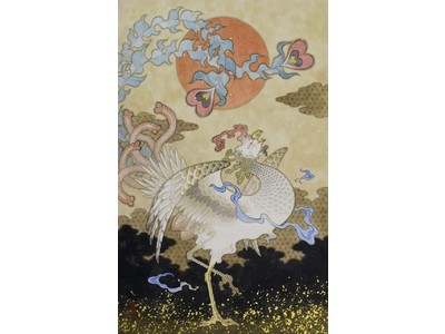 現代の感性で幻獣を描く注目作家「玉井伸弥 日本画展 -遐福-」 大丸心斎橋店 アールグロリュー ギャラリ...