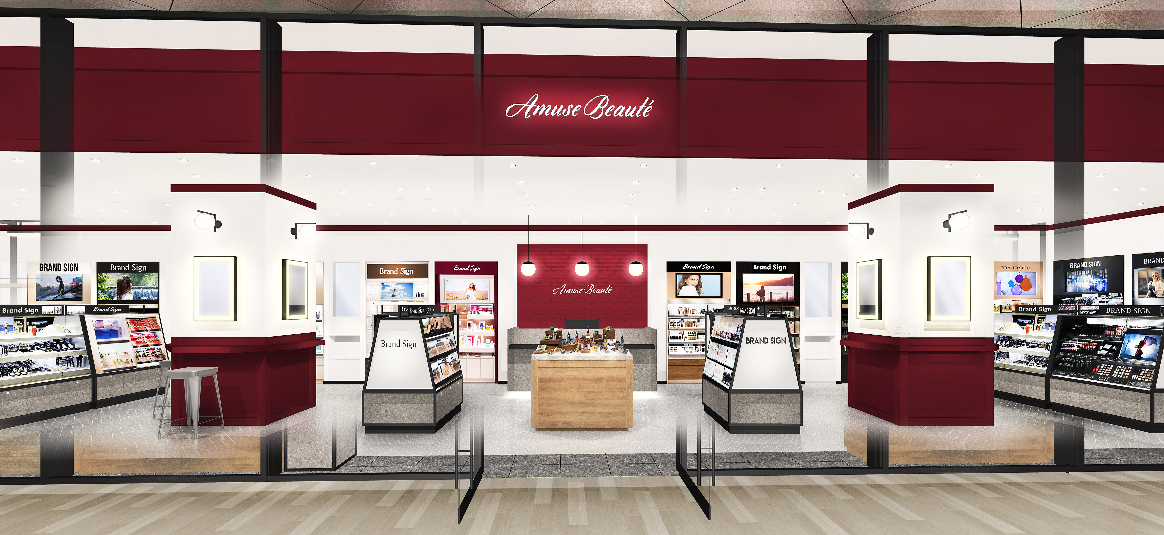 大丸松坂屋百貨店のコスメセレクトショップ「Amuse Beaute（アミューズ ボーテ)」が8月21日（金）、有明ガーデン　２階にＯＰＥＮ！