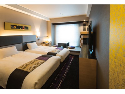 京都新阪急ホテル　客室リニューアル　外国人ゲストに人気の“畳の小上がり”を備えたツインルームを増室　2019年2月1日（金）より販売開始
