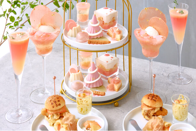 桃が香る、夏のご褒美アフタヌーンティー『PEACH PINK ～SHIBUYA Afternoon tea～』7月18日より渋谷ミヤシタパーク「NEW LIGHT」で限定販売