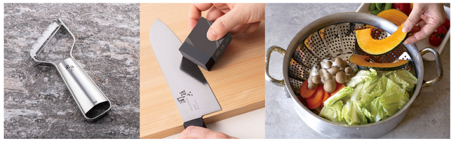 売り上げが昨対比241.7％※1に伸長した 関孫六 オールステンレスピーラー をはじめとした、貝印2025年ヒット商品速報