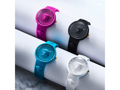 イタリアブランド『VERSACE (ヴェルサーチェ)』の腕時計から、フローティングメドゥーサをポップにデザインした販路限定モデル「MEDUSA POP」が4月12日(水)に発売。