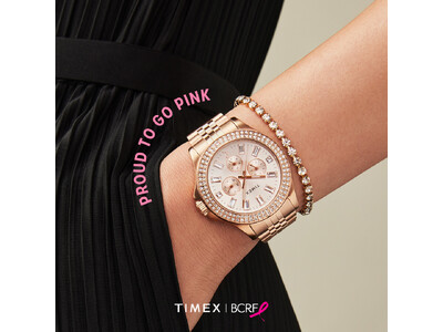 米国の腕時計ブランド「TIMEX /タイメックス」は乳がん啓発のイメージカラーであるピンク色を基調とした人気モデル2種に限定カラーを販路限定で1/31(水)に発売。