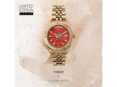 アメリカNo.1の時計ブランド『タイメックス』セレブに人気を誇るLAのジュエリーデザイナー ジャッキー・アイシュが手掛けた最新時計『ゴールドアイコレクション』を、数量限定で7月18日(木)に発売。