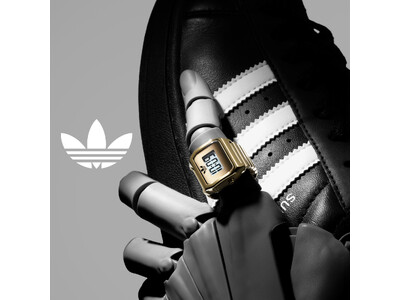 「adidas Originals(アディダス オリジナルス)」、初のリングウォッチ「DIGITAL TWO RING（デジタル ツー リング）」を発売。