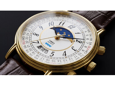 90�N��́wTIMEX�i�^�C���b�N�X�j�x�̖��쎞�v�𕜍��B�u1990 Moon Phase & Calendar Dial Reissue�i���[���t�F�C�Y&�J�����_�[ �_�C���� ���C�V���[�j�v����