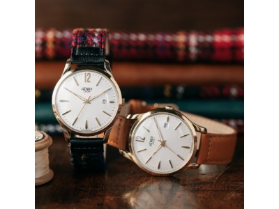 英国の腕時計ブランド「ヘンリーロンドン」が、今注目の”スコットランド”発祥「ハリスツイード」と最強のイギリスコラボを発売