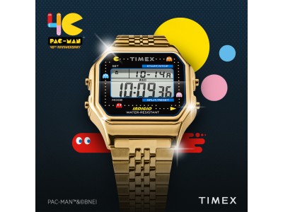 【「パックマン」生誕40 周年記念】米国の腕時計ブランド「タイメックス」が、2019年にアメリカで大人気&即完売の『タイメックス80 ×「パックマン」ウォッチ 』を7月30日(木)より発売
