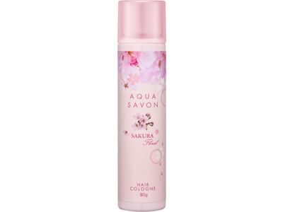 髪にふんわり「桜とシャボン」の香りが続く「アクア　シャボン　フレグランスヘアコロン　サクラフローラルの香り」2021年1月8日（金）発売