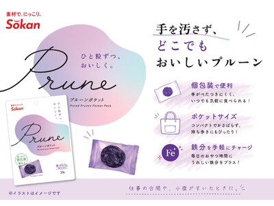 いつでも、どこでも、ひと袋。『Pruneポケット』が新登場！