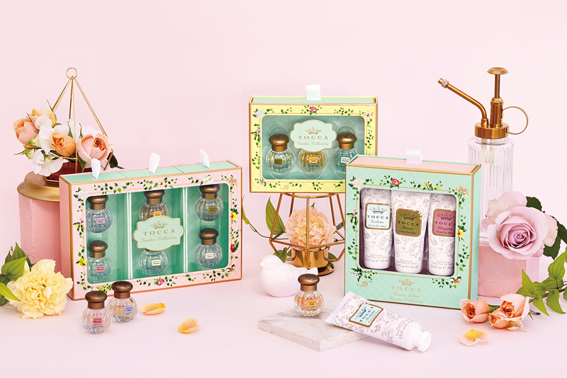 ［TOCCA Beauty］2022スペシャルコフレ「ガーデン」 花々に包まれる華やかなボックスに入ったコフレ３種が新発売