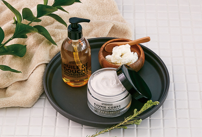 【カンパニー ド プロバンス】シアのチカラでやわらかツヤ肌に。「カリテ」コレクションからオイルソープ、ボディーバーム新発売