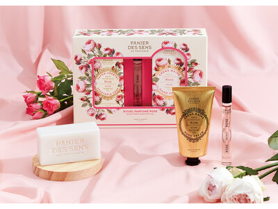 芳醇なローズ精油がふんわり香るなめらか肌に。ハンドクリーム・オードトワレ・ソープが揃った「ローズトリオセ...