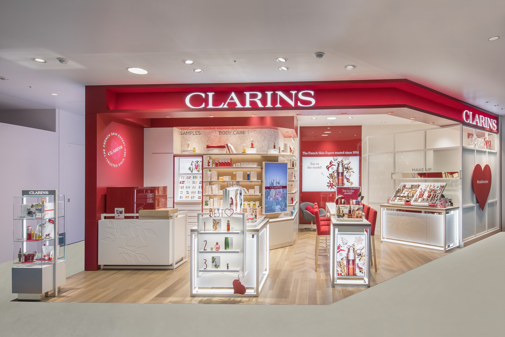 都内初出店　クラランス　オープンスパ渋谷パルコ店　2019年11月22日（金）オープン