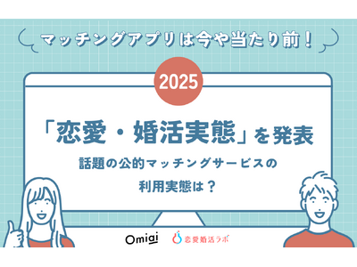 マッチングアプリは今や当たり前！新生活に向けて2025年の「恋愛・婚活実態」を発表