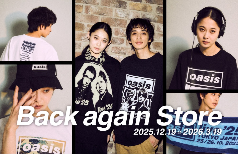 オアシス 公式グッズ オンラインストア「Back again Store」　商…