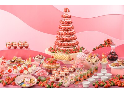 【神戸北野ホテル】至福のいちごスイーツビュッフェ～アシェット・デセールの赤と白の魔法～期間：2026年1月8日(木)～3月31日(火)