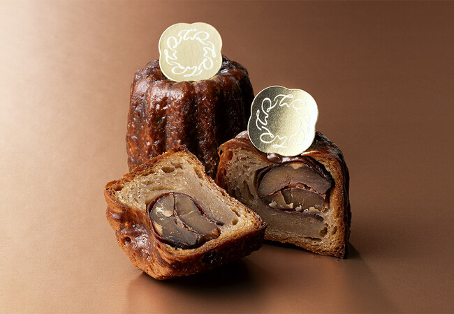【TOKYOチューリップローズ】ひとつぶ栗をごろっといれた、秋限定『ボルドーカヌレ・マロン』新登場。当日仕上げ焼きで“極上のカリカリ食感”を実現したこだわりカヌレ