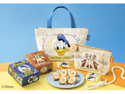 【東京ばな奈】大人気「ドナルドダック」と「チップ＆デール」のスイーツが再び登場！ランチトートバッグやポーチの新作グッズも