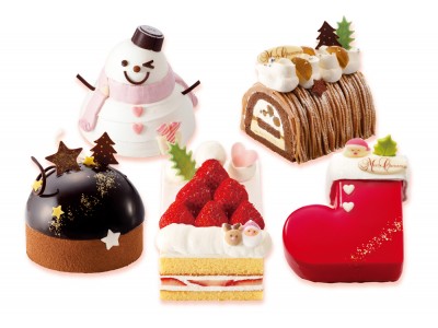 可愛いサイズの『クリスマスケーキ』全5種が登場！ 2017銀のぶどうのクリスマス